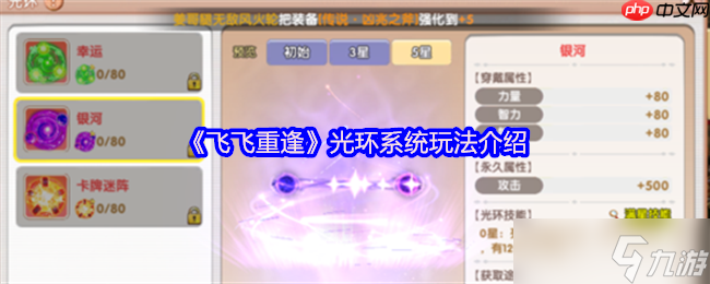 飛飛重逢光環(huán)系統(tǒng)征服指南：撕裂云海的終極戰(zhàn)力引擎