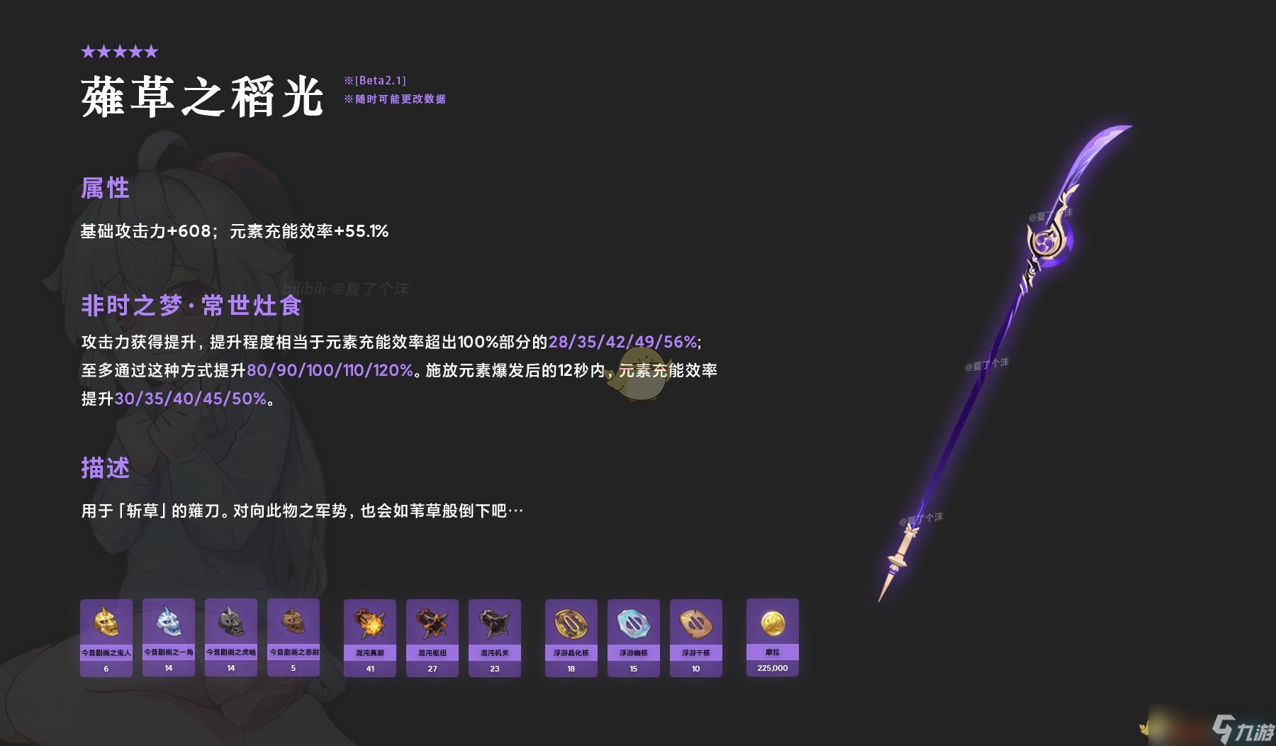 原神2.1版本更新武器限定池