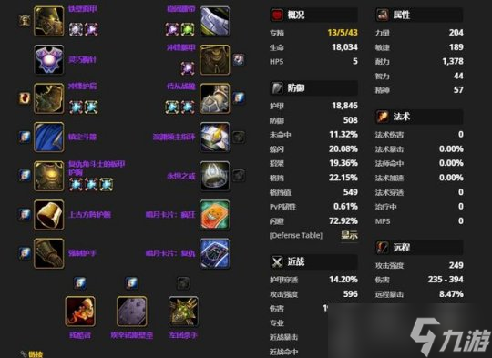 魔獸世界TBC P4防戰(zhàn)BIS配裝全解析