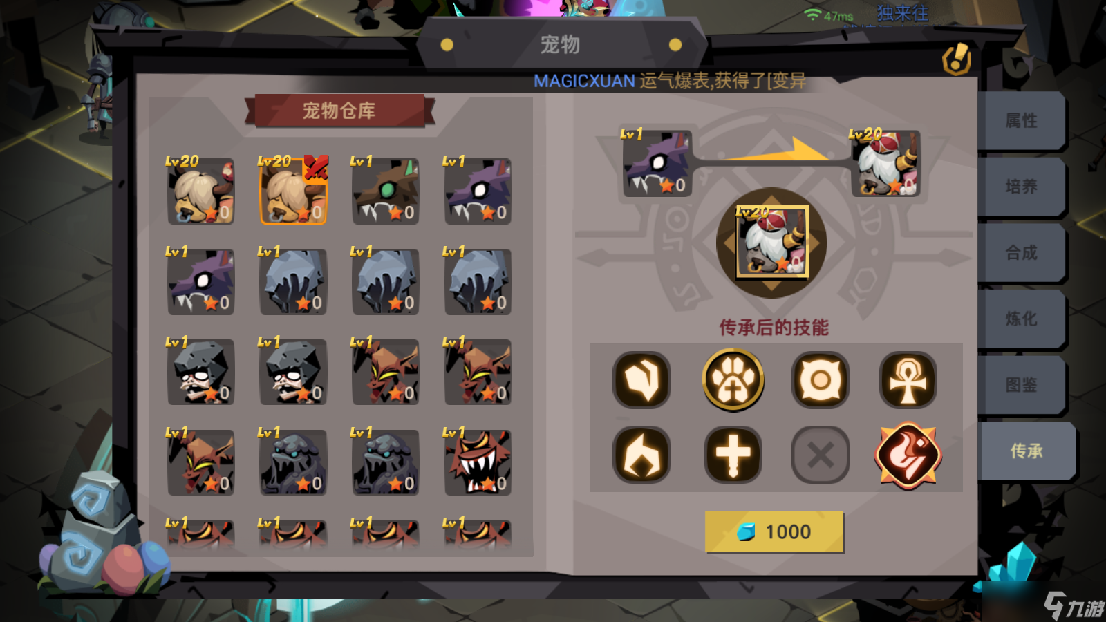 贪婪洞窟2宠物技能传承机制详解