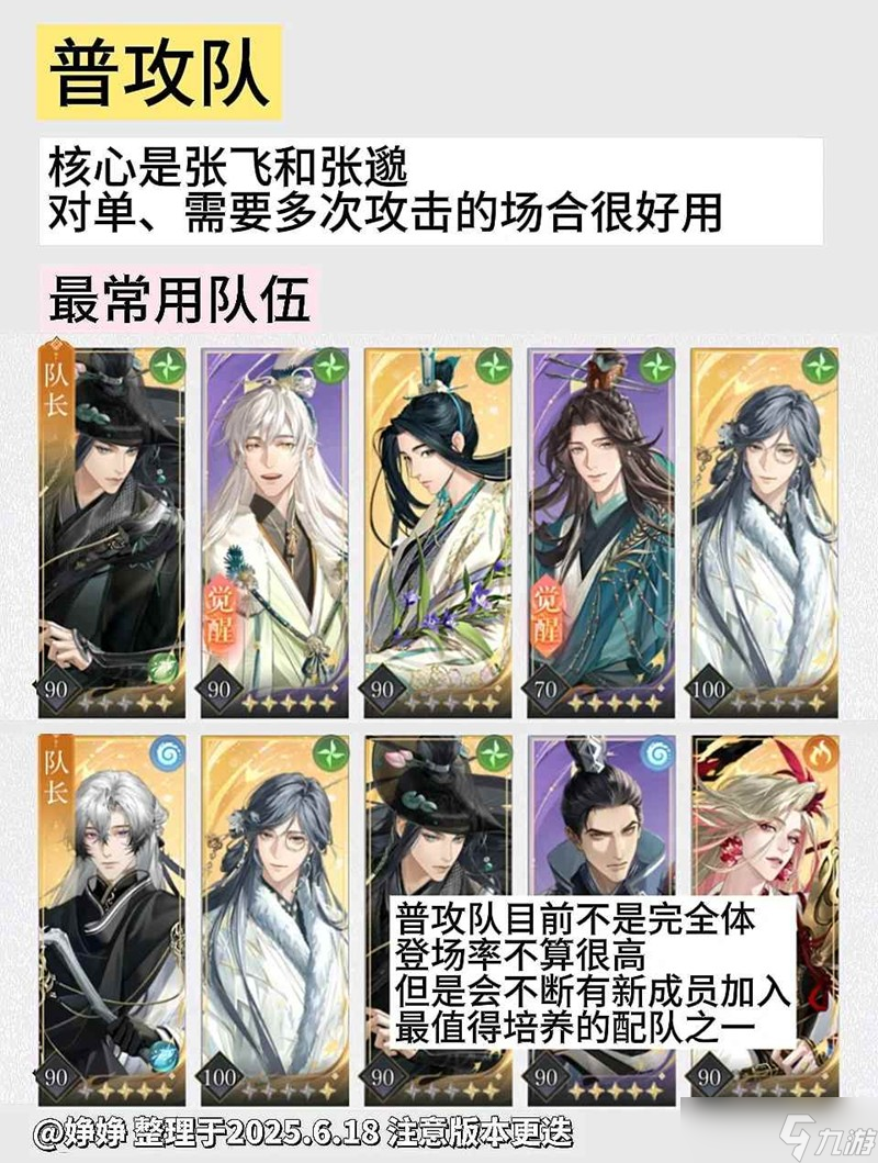 如鳶常用配隊(duì)大全更新至夏侯池 密探怎么配隊(duì)攻略