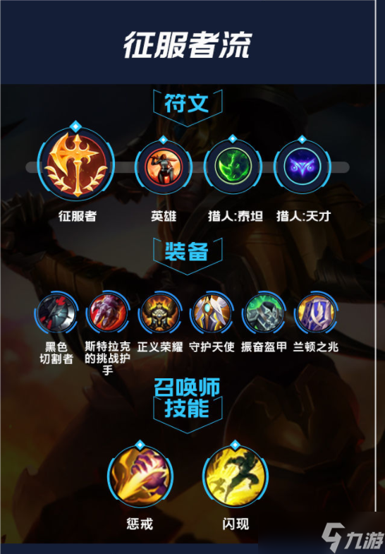 lol手游皇子出装、天赋符文加点攻略