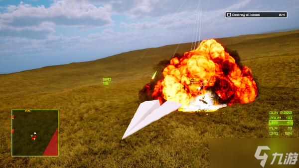 单人飞行游戏《Paper Wars Demo》7月7日Steam发售