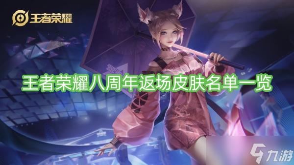 王者荣耀八周年返场皮肤名单一览