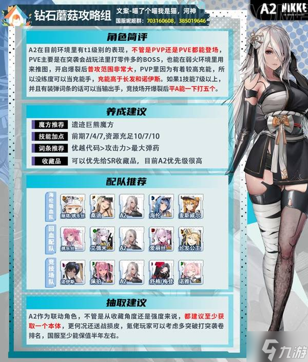 《胜利女神新的希望》A2养成建议与配队推荐 A2强度解析