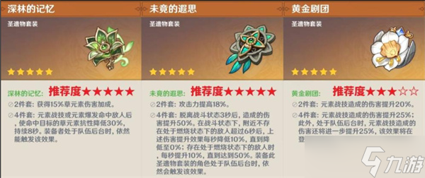 原神艾梅莉埃圣遗物选择推荐