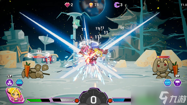 双角色roguelite动作游戏《梦闪少女 Demo》在Steam商店正式上架