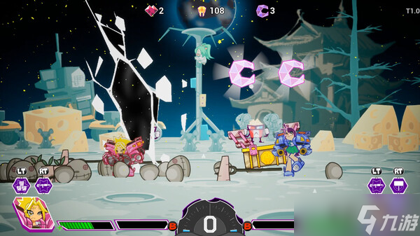 双角色roguelite动作游戏《梦闪少女 Demo》在Steam商店正式上架