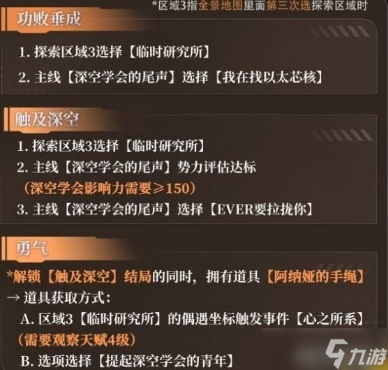 恋与深空4.0灵空行动夏以昼剧情全成就指南