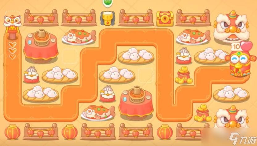 保衛(wèi)蘿卜4福神大作戰(zhàn)第1關(guān)攻略