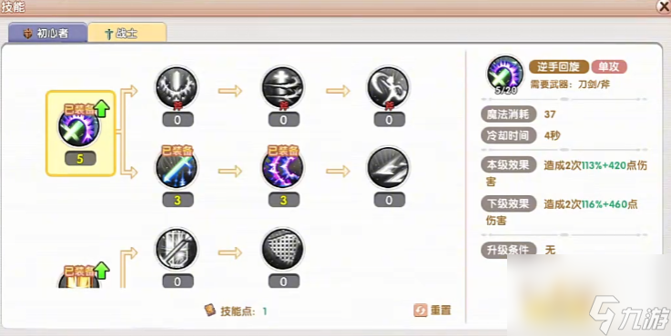 《飞飞重逢》战士技能介绍