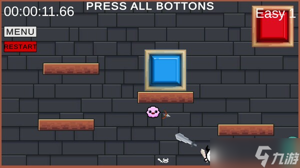 平台解谜新作《ARROW-ButtonHeart》7月9日正式登陆Steam商店