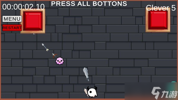 平台解谜新作《ARROW-ButtonHeart》7月9日正式登陆Steam商店