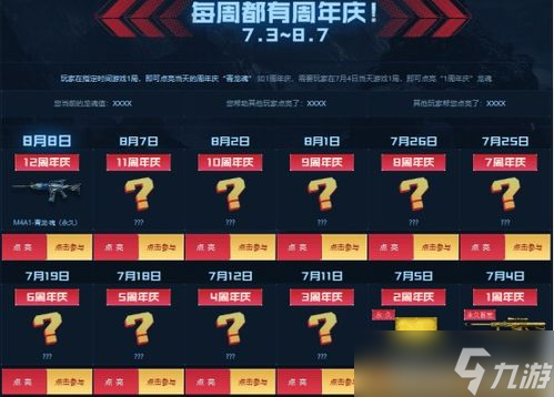 cf周年庆预热活动猜猜我是谁