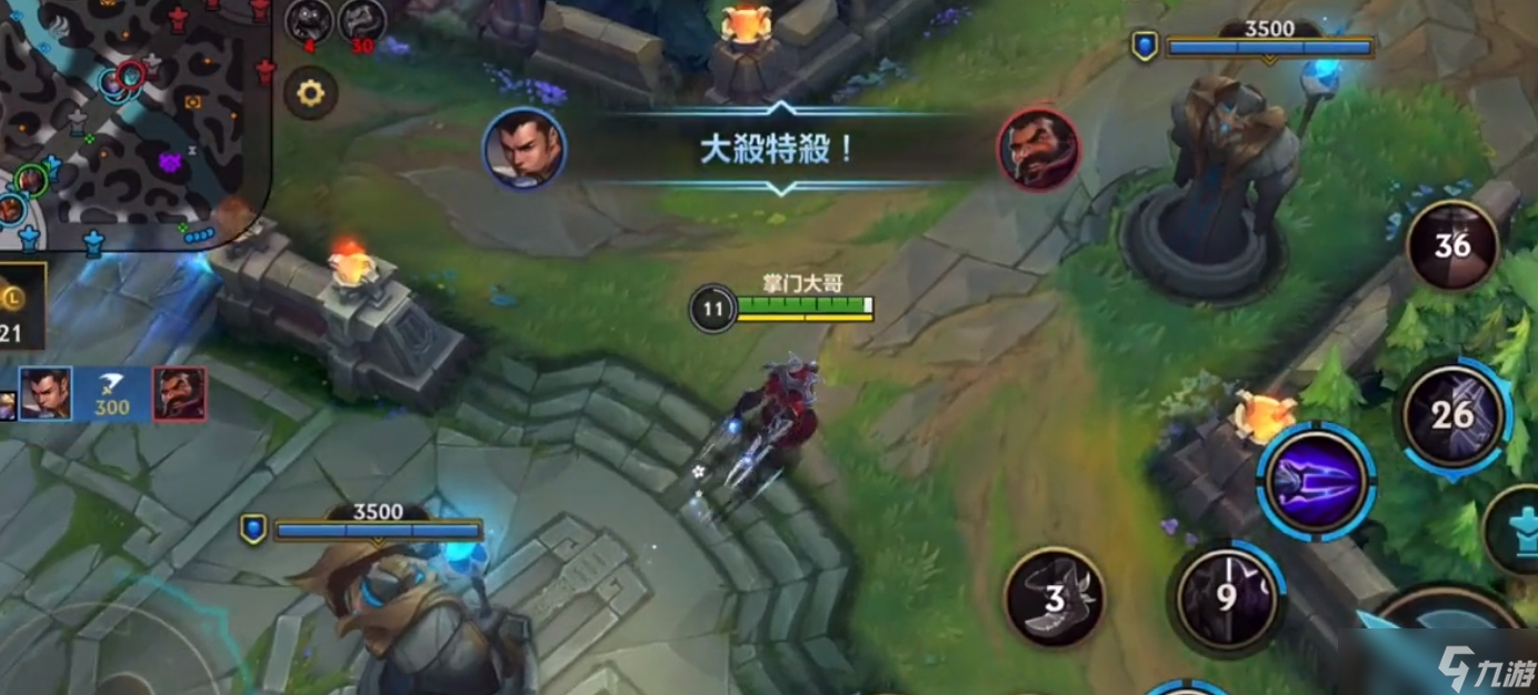 英雄联盟手游劫怎么打中