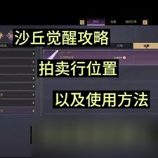 沙丘觉醒拍卖行位置在哪