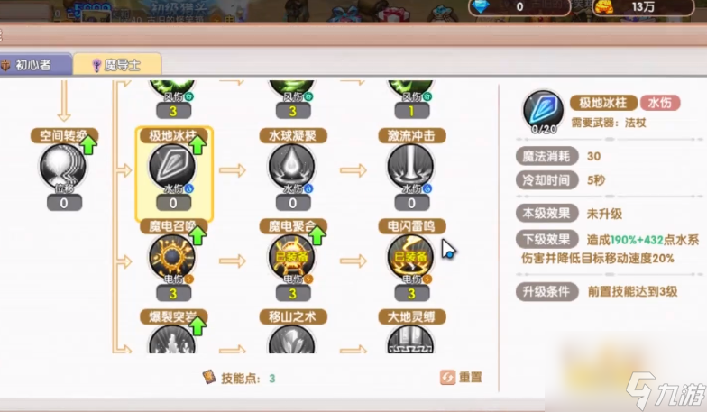 《飞飞重逢》法师技能加点攻略