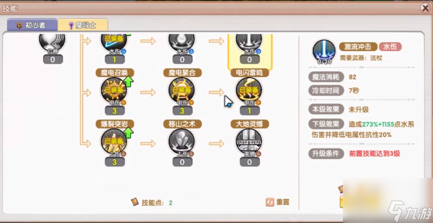 《飞飞重逢》法师技能加点攻略