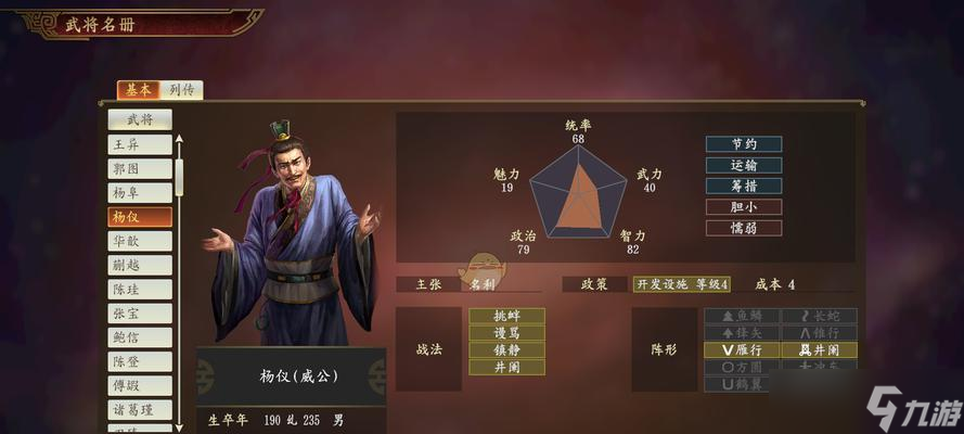 《三国志14》游戏中小乔武将点评（游戏中小乔的特点）
