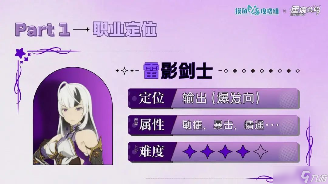 星痕共鸣 雷影剑士职业解析