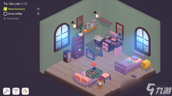 房间布置游戏《Your Personal Chill Apartment》于7月15日在Steam平台上架