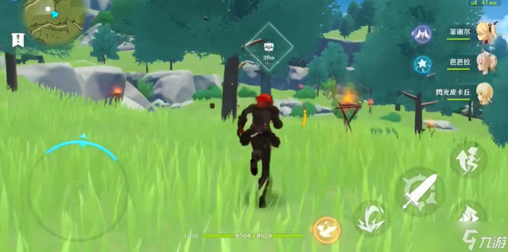 <a id='link_pop' class='keyword-tag' href='https://www.9game.cn/yuanshen/'>原神</a>奔狼领柱子上的宝箱怎么拿