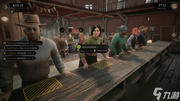 《Saloon Simulator》确认7月15日发售，Steam页面已上线