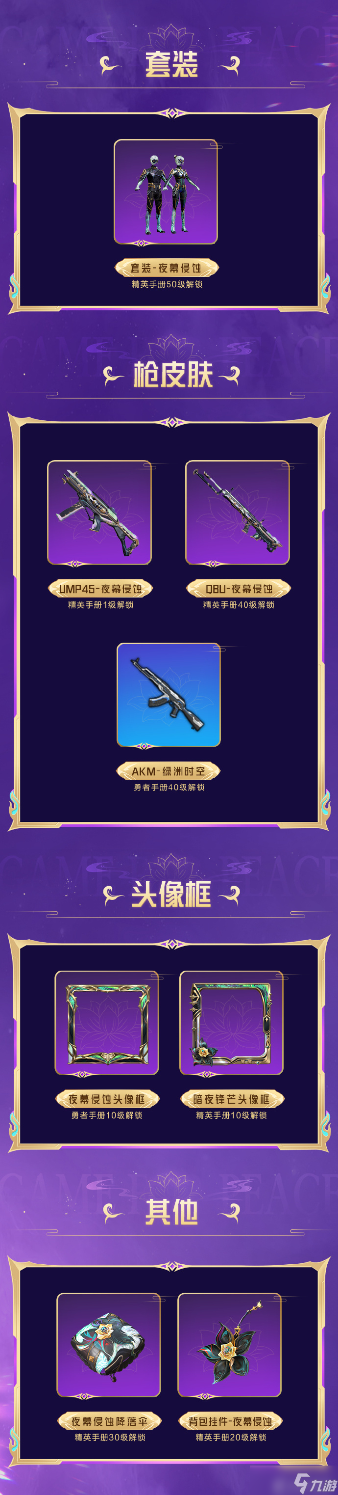 和平精英绿洲启元新赛季手册皮肤是什么 和平精英夜幕侵蚀赛季手册皮肤介绍