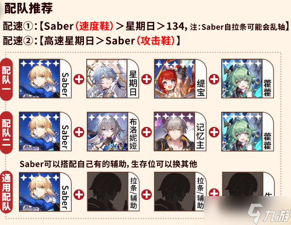 崩坏星穹铁道Saber养成攻略
