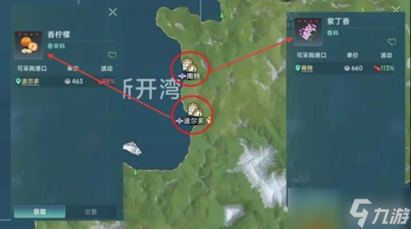 《大航海时代》香料对拉商路