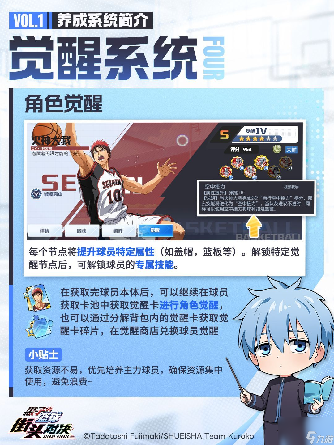 《黑子的篮球：街头对决》开局提醒
