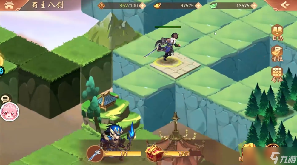 少年三国志2蜀主八剑怎么过