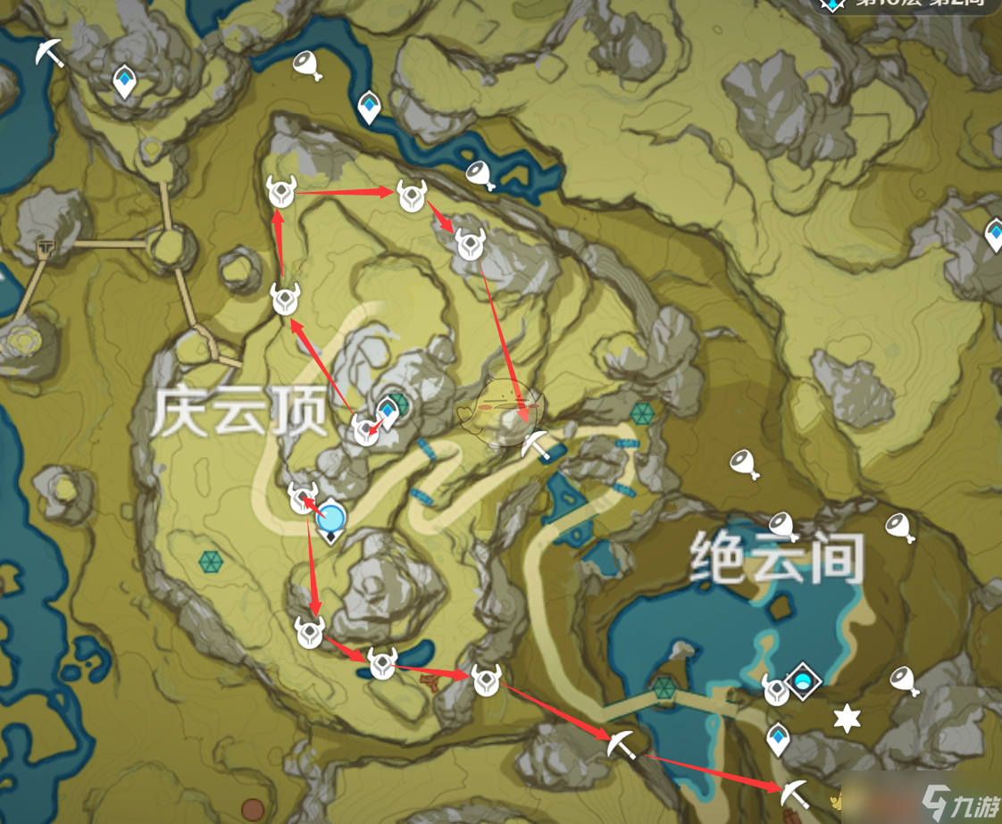 原神庆云顶水晶采集攻略