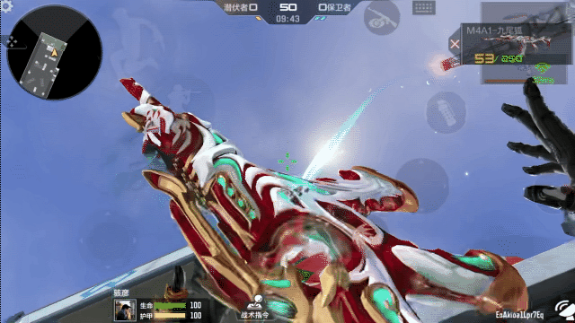 M4A1-九尾狐返场评测，CF手游挑战里的极致爆破“除草机”！