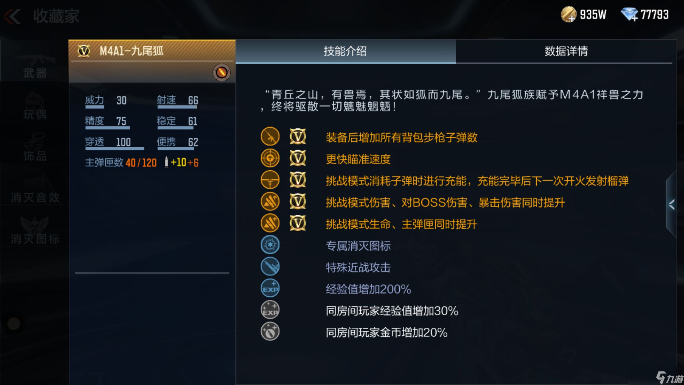 M4A1-九尾狐返场评测，CF手游挑战里的极致爆破“除草机”！