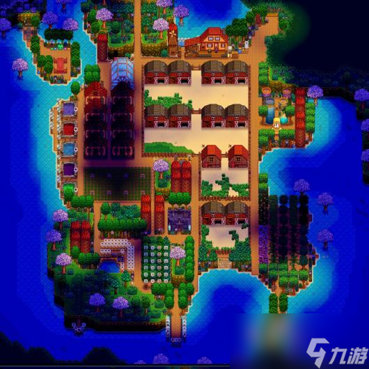《星露谷物语》全农场地图布局分享