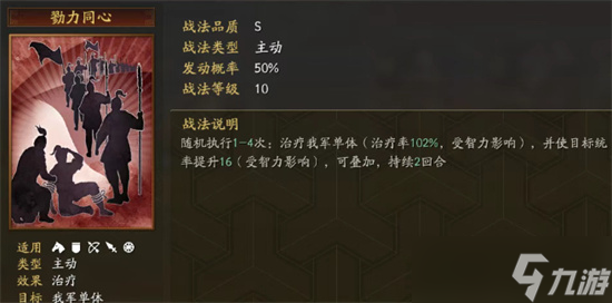 三国志战略版勠力同心战法值不值得换