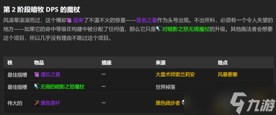 魔兽世界TBC怀旧服P2暗牧BIS配装全解析