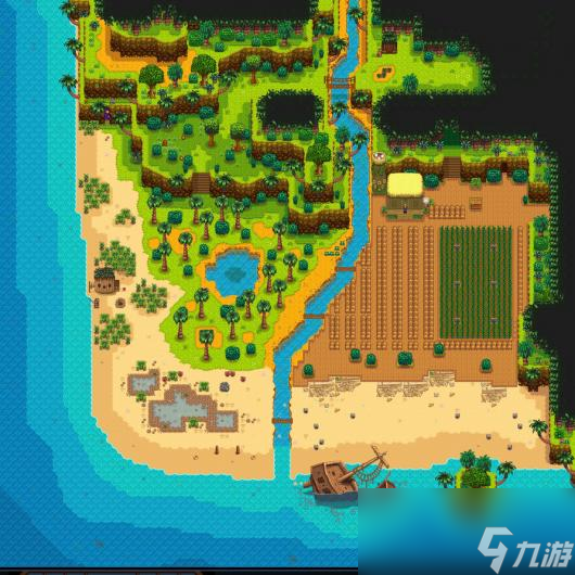 《星露谷物语》全农场地图布局分享