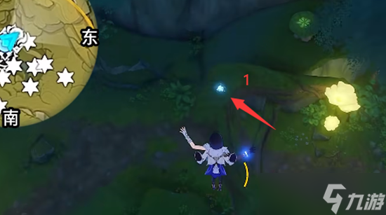 原神藏宝地5第一个宝箱位置介绍