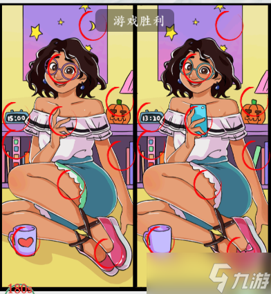疯狂梗传美女找不同20关通关全攻略