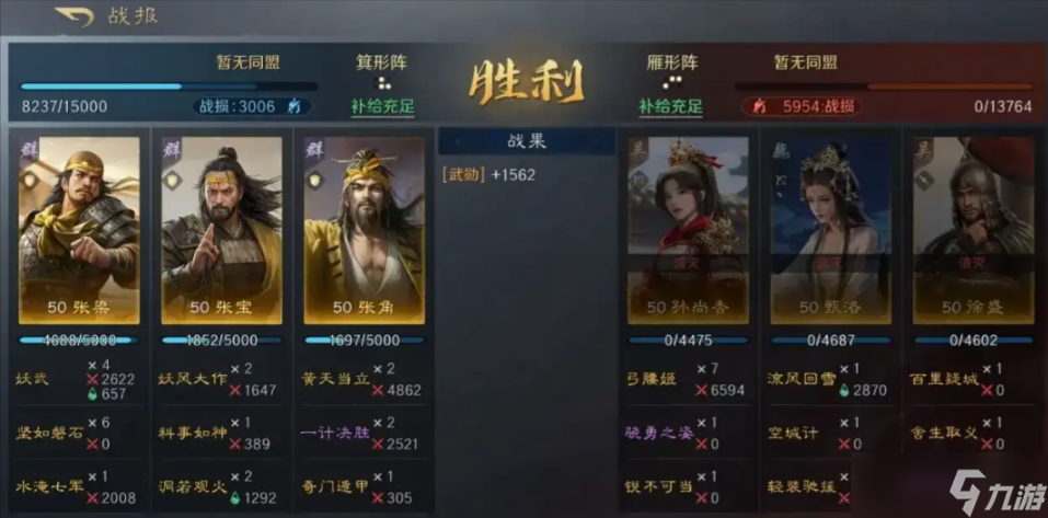 三国谋定天下张梁怎么配队