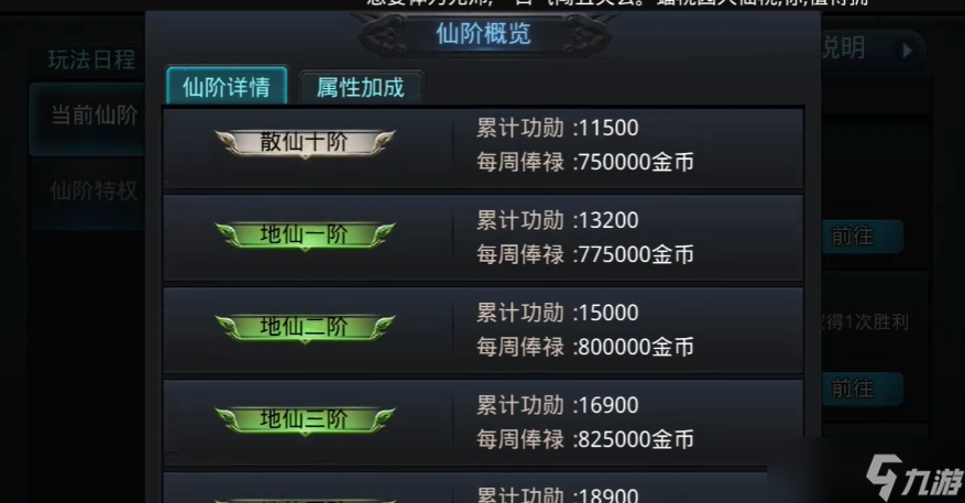乱斗西游仙阶有什么用