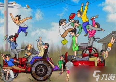 瘋狂梗傳15個(gè)醉漢上車攻略：耐心解謎，一步步通關(guān)