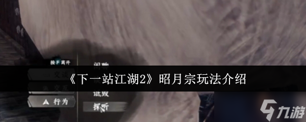 下一站江湖2昭月宗怎么玩