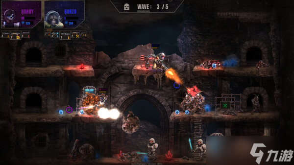 合作平台防御游戏《Xeno Rangers》于7月16日在Steam平台正式发布