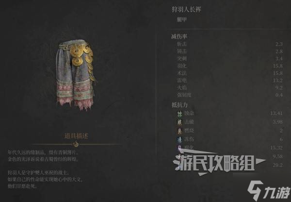 《明末渊虚之羽》狩羽人套装属性及获取方法 狩羽人套怎么获得