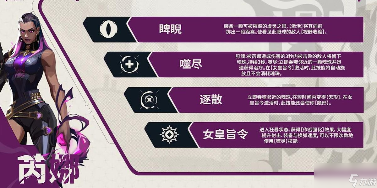 无畏契约芮娜技能如何
