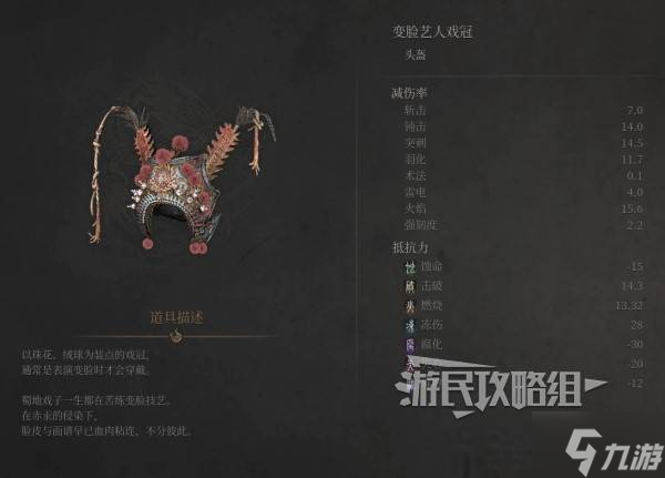 《明末渊虚之羽》变脸艺人套装属性及获取方法 变脸艺人套怎么获得