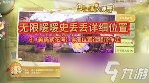 无限暖暖史丢丢大搜寻美美紫花海怎么通关